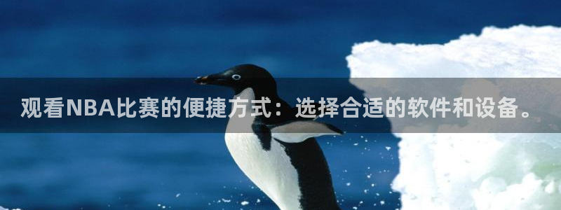 观看NBA比赛的便捷方式：选择合适的软件和设备。
