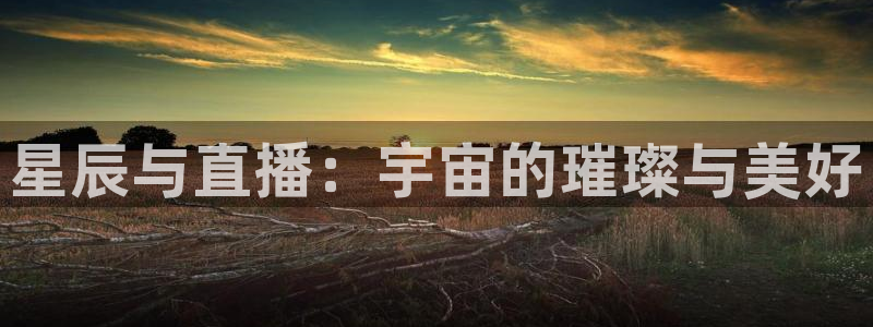 星辰与直播：宇宙的璀璨与美好
