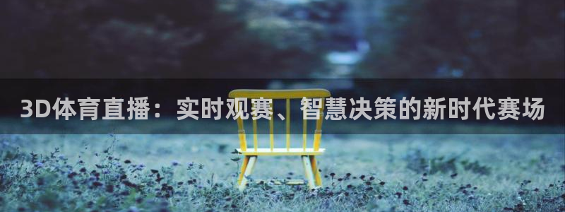 3D体育直播：实时观赛、智慧决策的新时代赛场