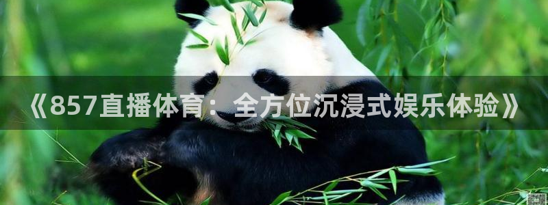 《857直播体育：全方位沉浸式娱乐体验》